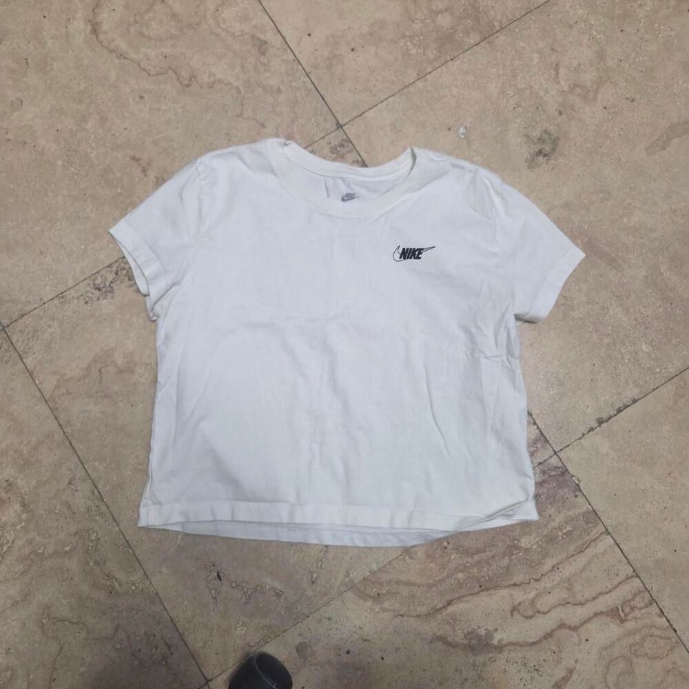 Nike Women's Black and White T-shirt